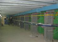 High-speed pulsed flame (gas, fuel oil) galvanized